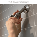 Canopy Handheld Filtered Tool-Free Showerhead with Felt Diffuser