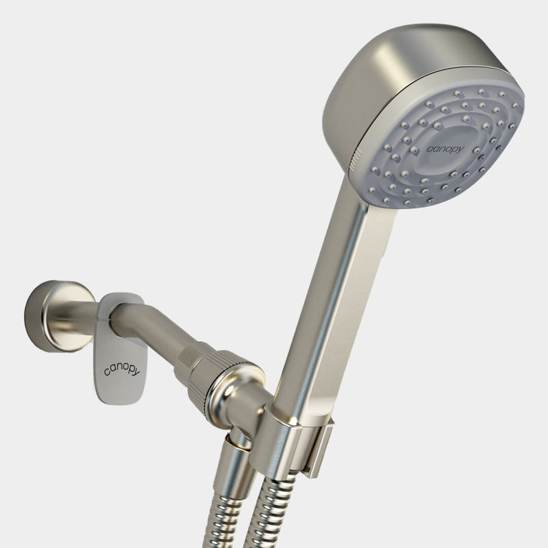 Canopy Handheld Filtered Tool-Free Showerhead with Felt Diffuser