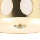 Parrot Uncle 14-Inch Modern 3-Light Golden Flush Mount Ceiling Lighting (HLC-27270-3GOLD)