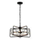 Parrot Uncle 4-Light Golden Modern Crystal Island Pendant Light (HLH-27137-4A-GD)