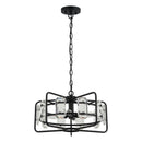 Parrot Uncle 4-Light Golden Modern Crystal Island Pendant Light (HLH-27137-4A-GD)
