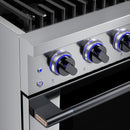 Hauslane HausPro Series 30-Inch Range with 4 Burners and Convection Oven in Stainless Steel