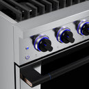 Hauslane HausPro Series 30-Inch Range with 4 Burners and Convection Oven in Stainless Steel