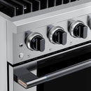 Hauslane HausPro Series 36-Inch Range with 6 Burners and Convection Oven in Stainless Steel