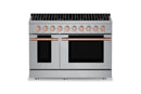 Hauslane HausPro Series 48-Inch Range with 8 Burners and Convection Oven in Stainless Steel