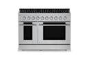 Hauslane HausPro Series 48-Inch Range with 8 Burners and Convection Oven in Stainless Steel