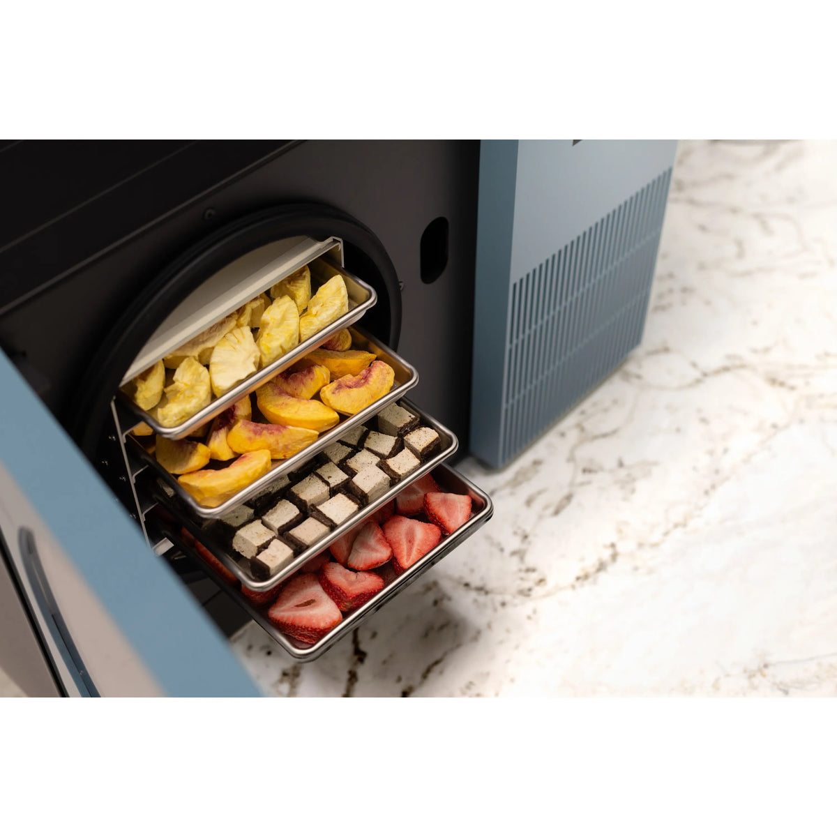 Harvest Right Countertop Pro Freeze Dryer, 4 Tray & Mylar Starter Kit in Pale Blue (HRFDCAZ-PP)