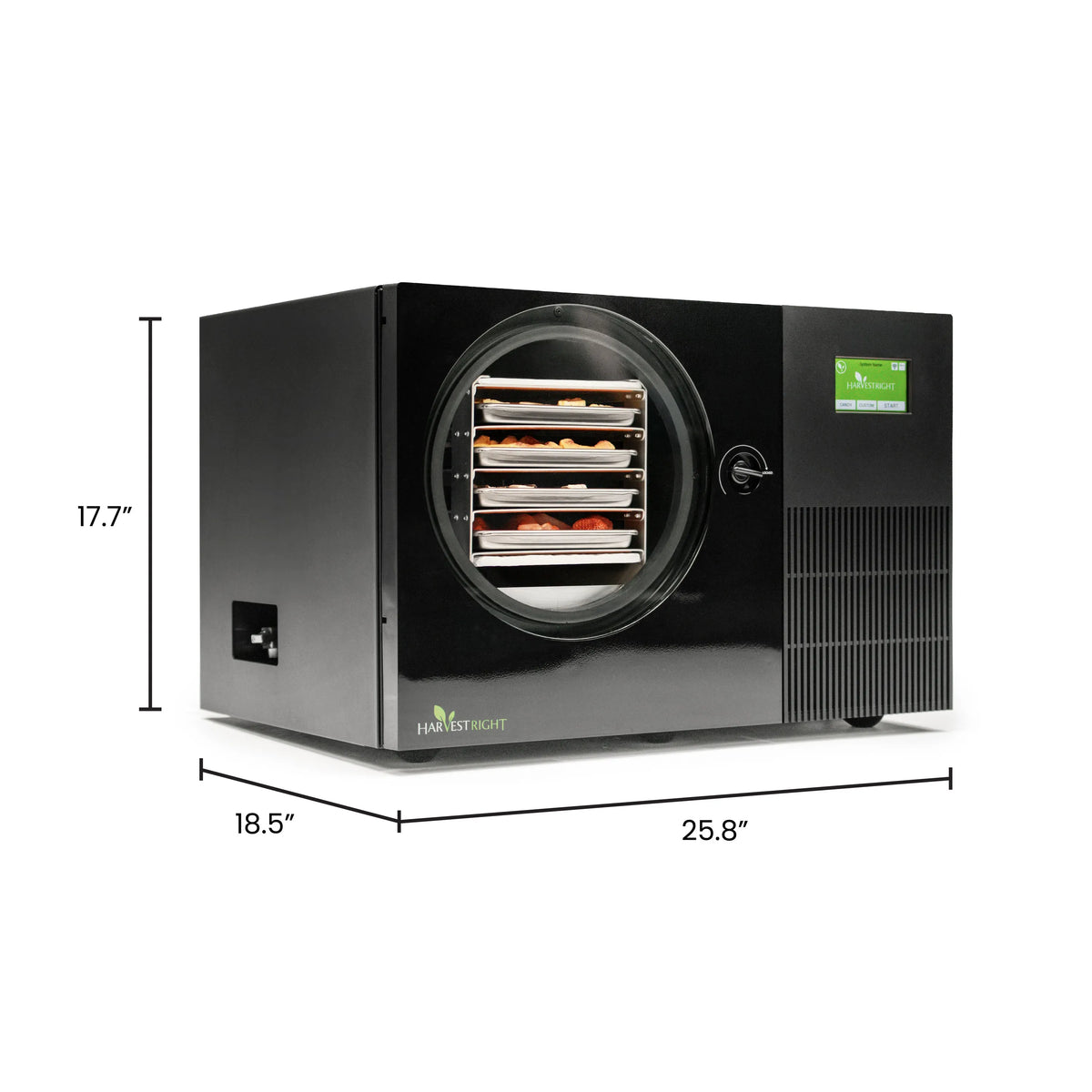 Harvest Right Countertop Pro Freeze Dryer, 4 Tray & Mylar Starter Kit in Black (HRFDCBK-PP)