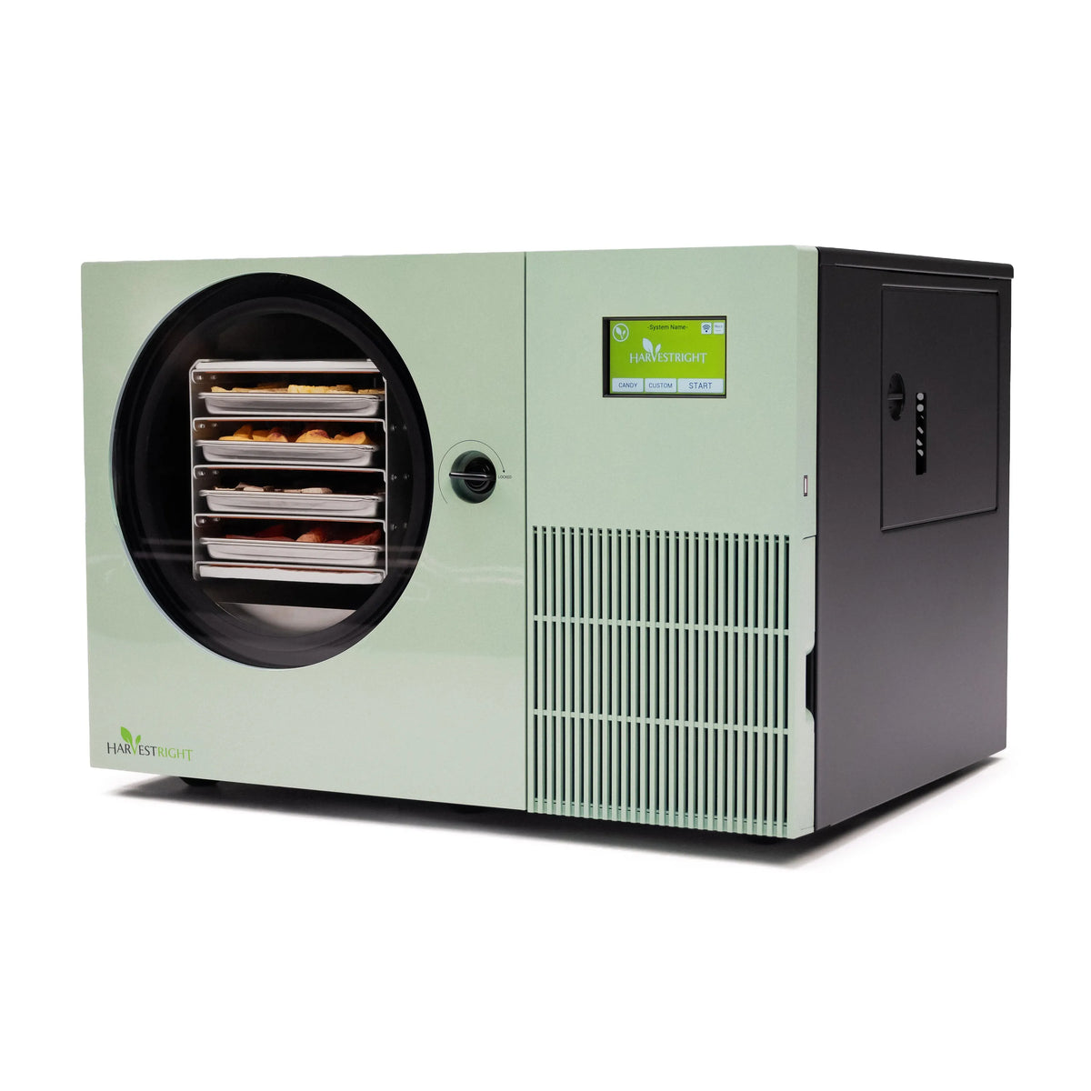 Harvest Right Countertop 360 Freeze Dryer, 4 Tray & Mylar Starter Kit in Sage Green (HRFDCGR-PP)
