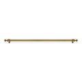 ILVE Nostalgie II 30-Inch Handrail in Brass (HRN30G)