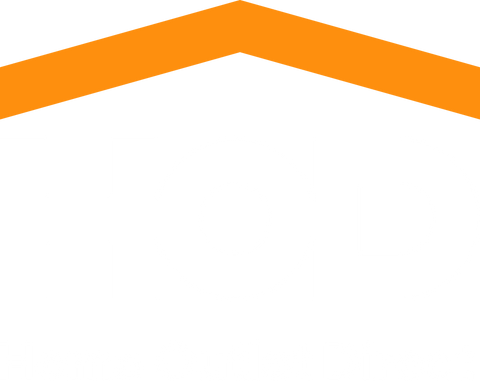 Home Outlet Direct — stacked logo, white lettering (tablet header)