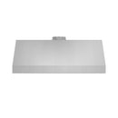Stainless steel range hood top cover plate with mounting fitting