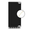 ZLINE Autograph Edition 15-Inch Touchstone Gourmet Ice Maker with Drain Pump and Panel Ready Door with Gold Handle (IGMDPZ-15-G)