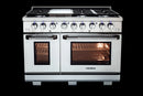 Vezeni 48-Inch Randolph Gas Range in Stainless Steel (VRN4802)