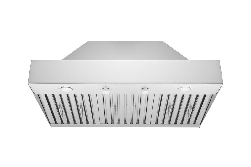 Hauslane Convertible Insert Built-in Range Hood in Stainless Steel, 17.87-Inch Deep (IN-R230)