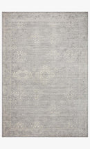Loloi Indra Contemporary in Silver and Ivory 2' 6" x 8' Runner Rug (INA-02)