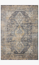 Loloi Indra Contemporary in Charcoal and Natural 6' 3" x 9' Area Rug (INA-03)