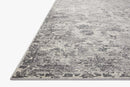Loloi Indra Contemporary in Charcoal and Silver 2' 6" x 8' Runner Rug (INA-04)