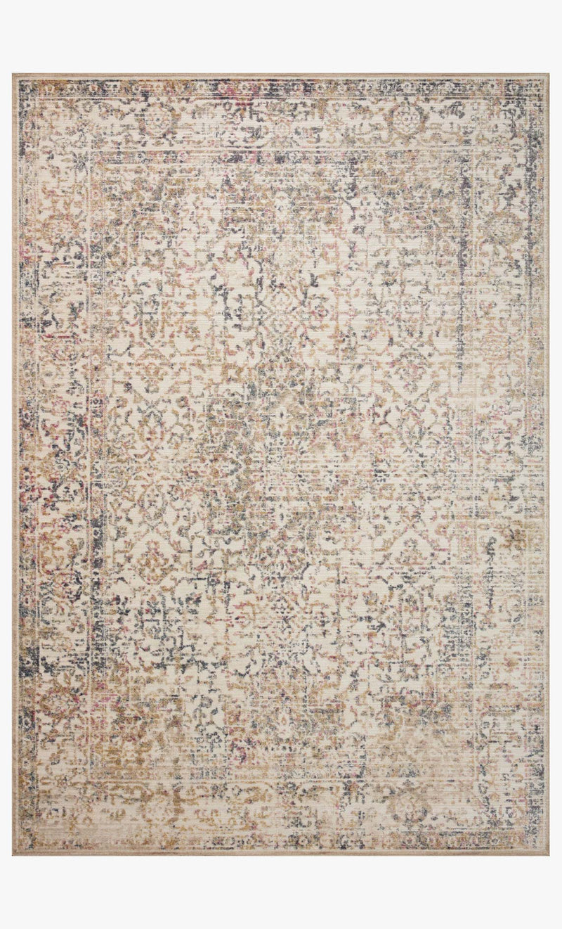 Loloi Indra Contemporary in Ivory 2' 6" x 10' Runner Rug (INA-05)