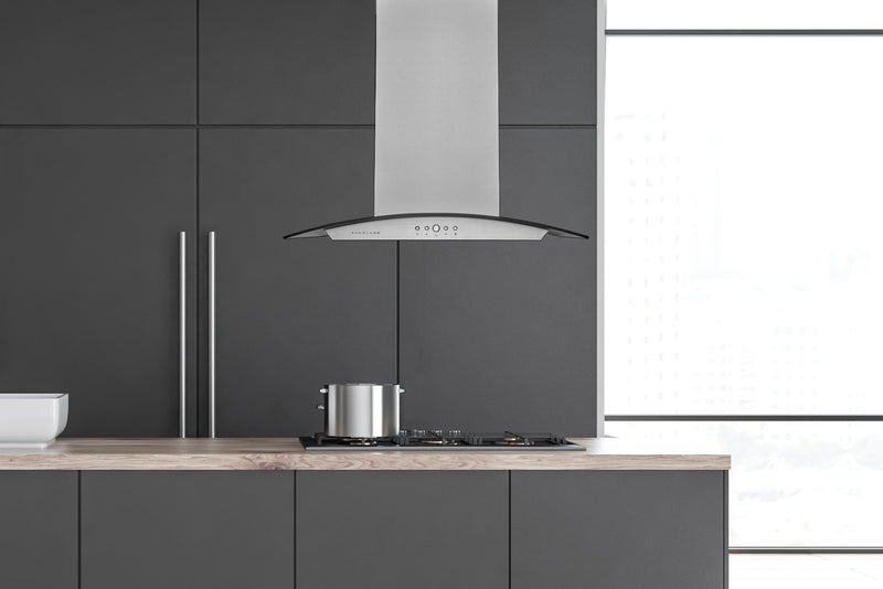 Hauslane 600 Convertible Island Range Hood in Stainless Steel (IS-200SS)