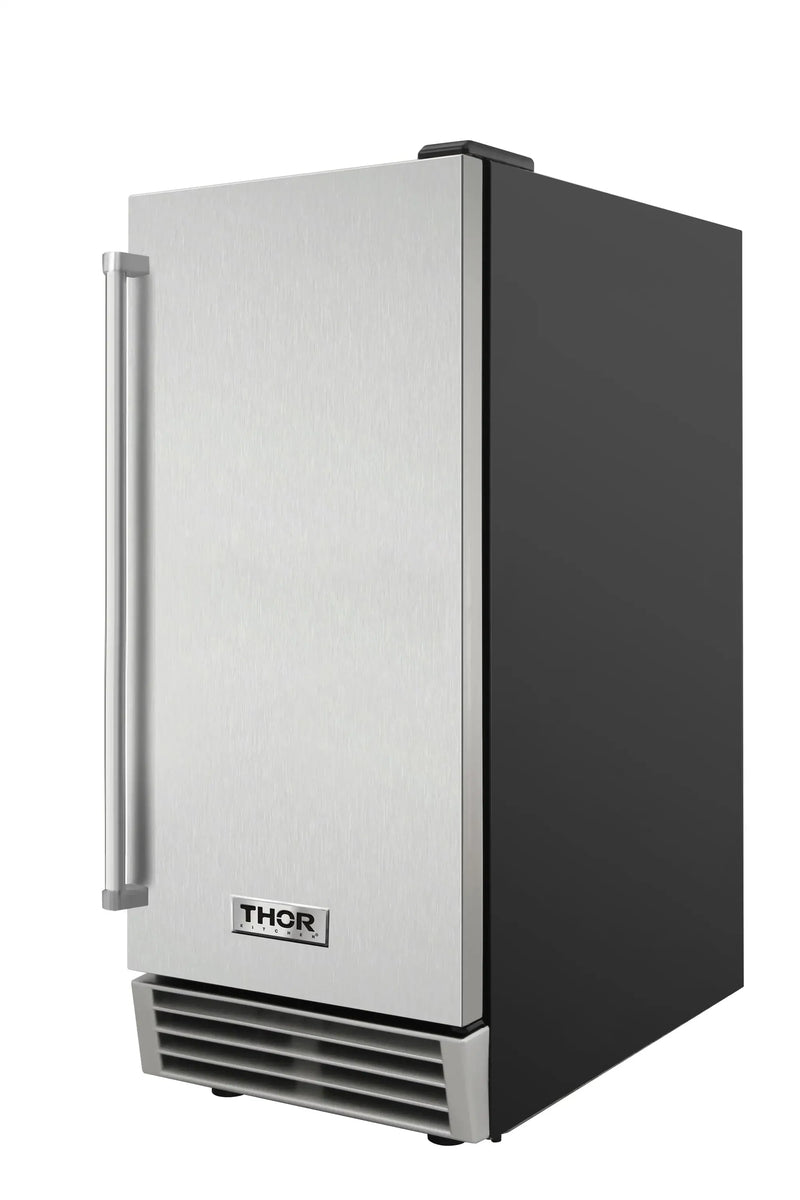 Thor Kitchen 15-Inch Built-In Ice Maker with Built-In Pump in Stainless Steel (TIM1501)
