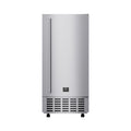 Forno Cristallo 15-Inch 66 lb/Day Freestanding/Undercounter Nugget Ice Maker in Stainless Steel (FIMBI7307-15S)