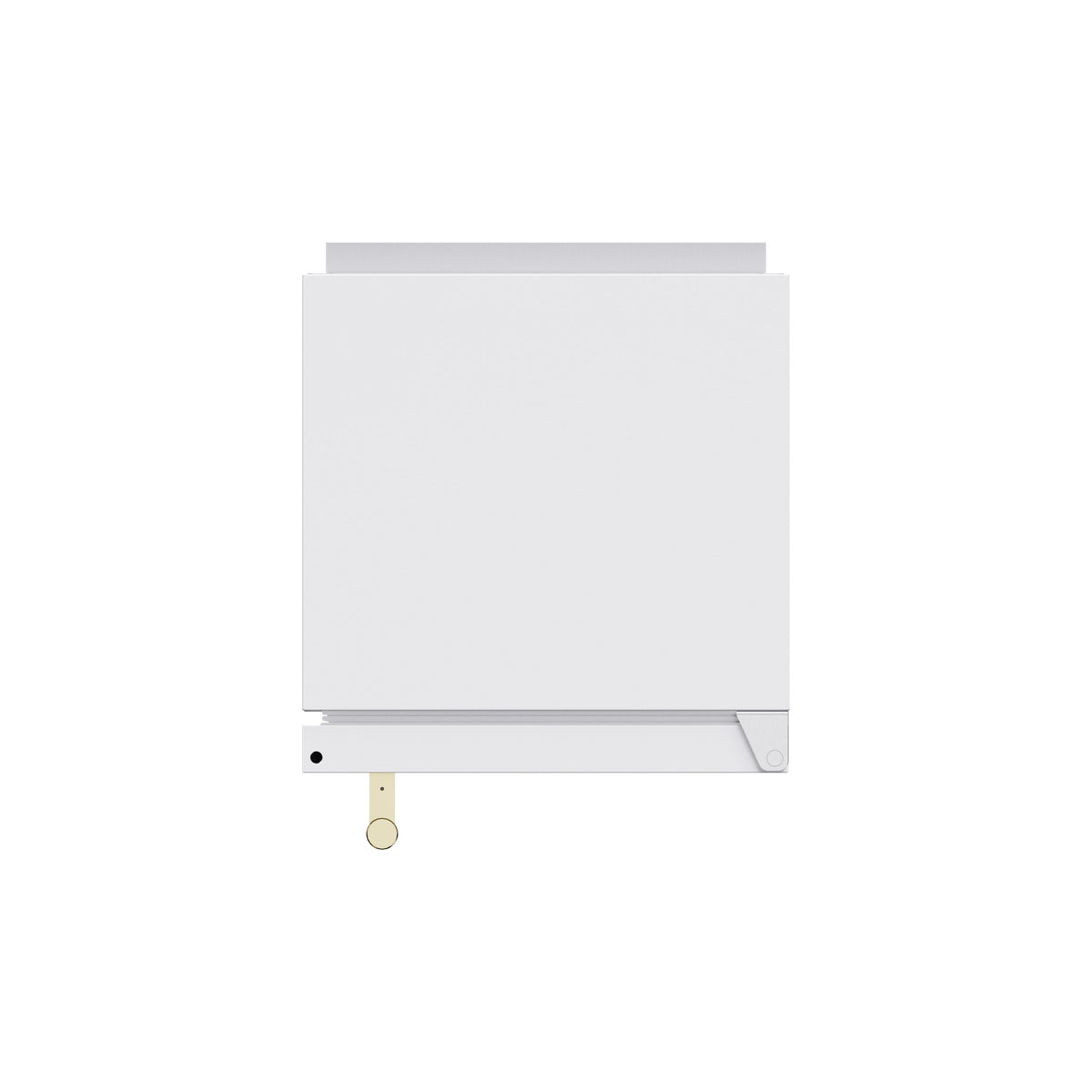 Top view of the white 15-inch Cristallo ice maker