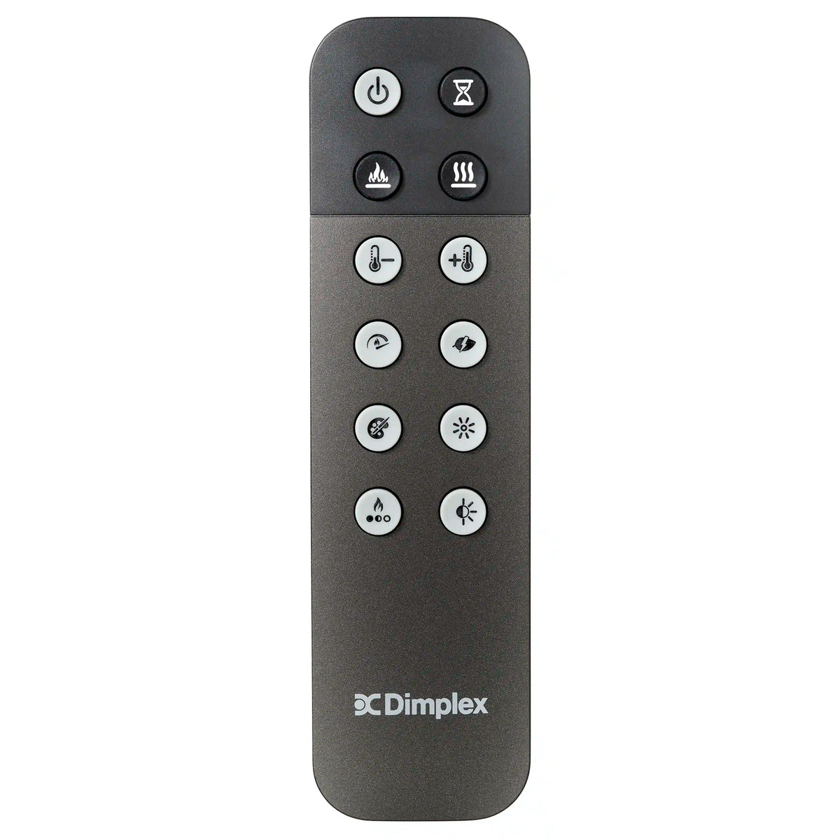 Dimplex remote control for electric fireplace with multiple preset buttons