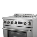 Forno Torino 30-Inch Induction Range with True Convection and Air Fry in Stainless Steel (FFSIN0936-30)