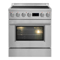 Forno Torino 30-Inch 4.32 Cu. Ft. Induction Range with 4 Elements and True Convection and Air Fry in Stainless Steel (FFSIN0936-30)