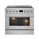 Forno Torino 36-Inch Induction Range with True Convection and Air Fry in Stainless Steel (FFSIN0936-36)