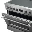 Forno Torino 36-Inch Induction Range with True Convection and Air Fry in Stainless Steel (FFSIN0936-36)