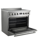 Forno Torino 36-Inch Induction Range with True Convection and Air Fry in Stainless Steel (FFSIN0936-36)