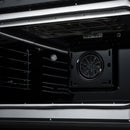 FORNO Torino 36-Inch 5.36 Cu. Ft. French Door Induction Range with True Convection, Air Fry and Sous Vide in Black 240V (FFSIN0950-36BLK)