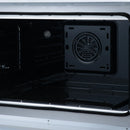 FORNO Torino 36-Inch 5.36 Cu. Ft. French Door Induction Range with True Convection, Air Fry and Sous Vide in White 240V (FFSIN0950-36WHT)