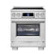 Forno Maximus 30-Inch Induction Range with Air Fryer in Stainless Steel (FFSIN0968-30)