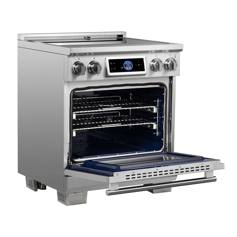 Forno Maximus 30-Inch Induction Range with Air Fryer in Stainless Steel (FFSIN0968-30)