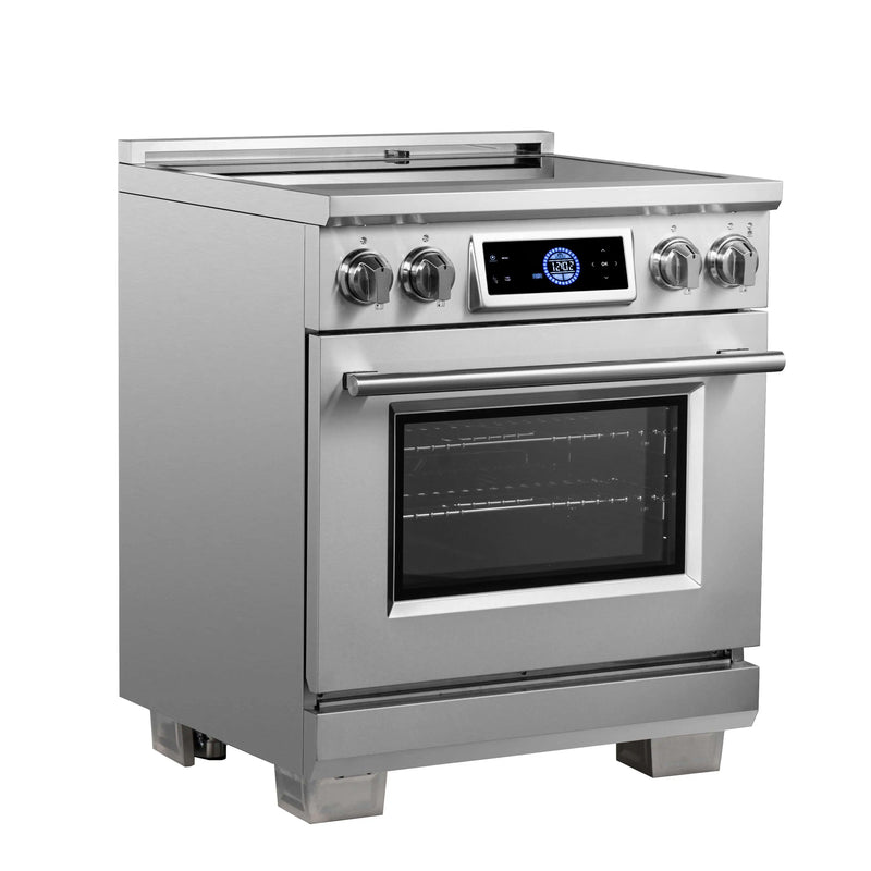 Forno Maximus 30-Inch Induction Range with Air Fryer in Stainless Steel (FFSIN0968-30)