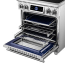 Forno Maximus 30-Inch Induction Range with Air Fryer in Stainless Steel (FFSIN0968-30)