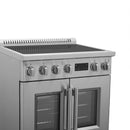 Forno Torino 30-Inch French Door Induction Range with True Convection and Air Fry in Stainless Steel (FFSIN0950-30)