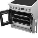 Forno Torino 30-Inch French Door Induction Range with True Convection and Air Fry in Stainless Steel (FFSIN0950-30)