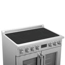 Forno Torino 36-Inch French Door Induction Range with True Convection and Air Fry in Stainless Steel (FFSIN0950-36)