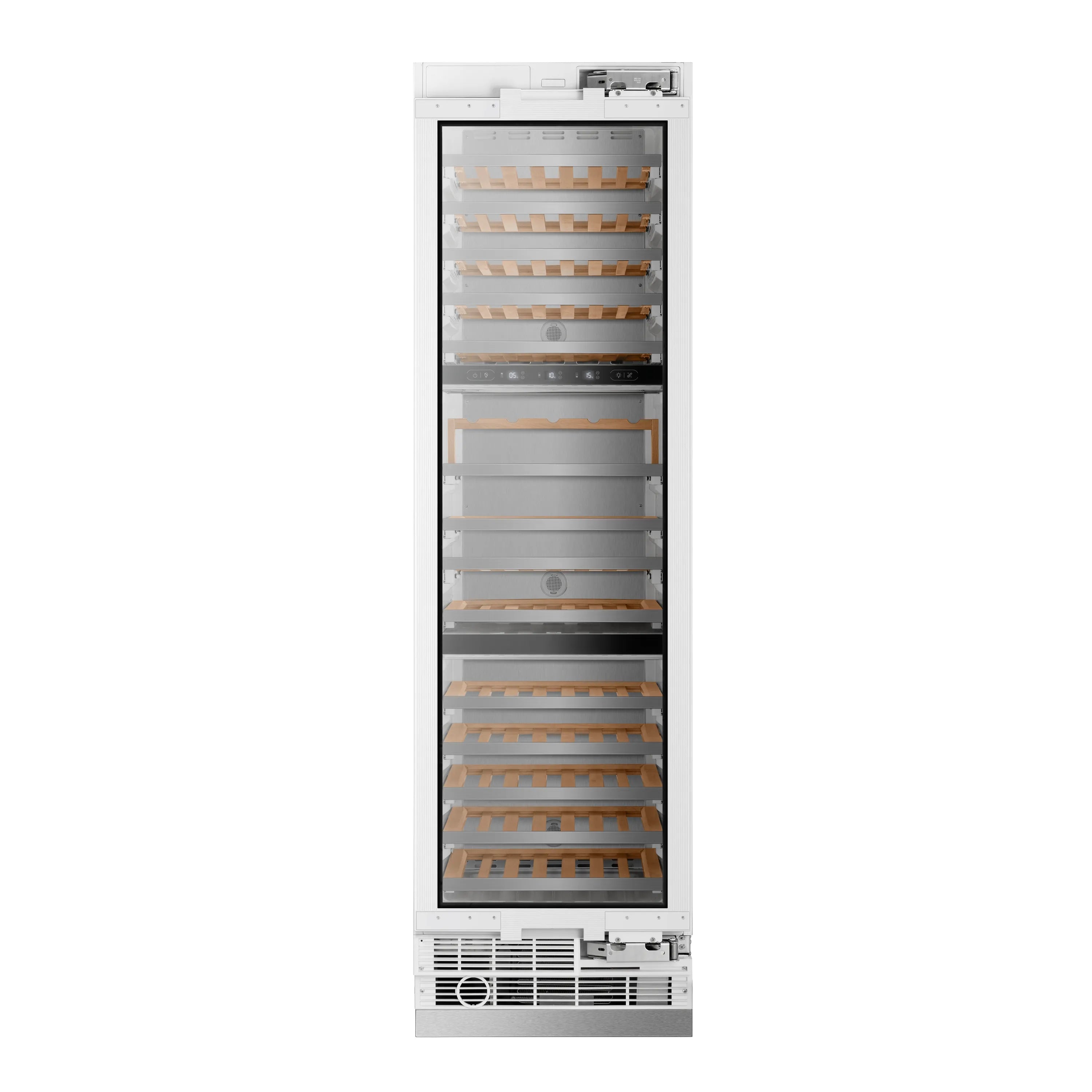Induction Hardware  24-Inch  Three Zone Built-In Wine Refrigerator Column - Panel Ready (RFC-W-24-PR)