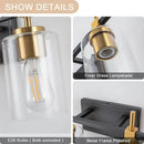Parrot Uncle Jasper Modern Clear 4-Light Bathroom Vanity Light