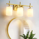 Parrot Uncle Jasper Modern Frosted Glass 3-Light Bathroom Vanity Light