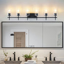 Parrot Uncle Jasper Modern Clear Glass 6-Light Bathroom Vanity Light