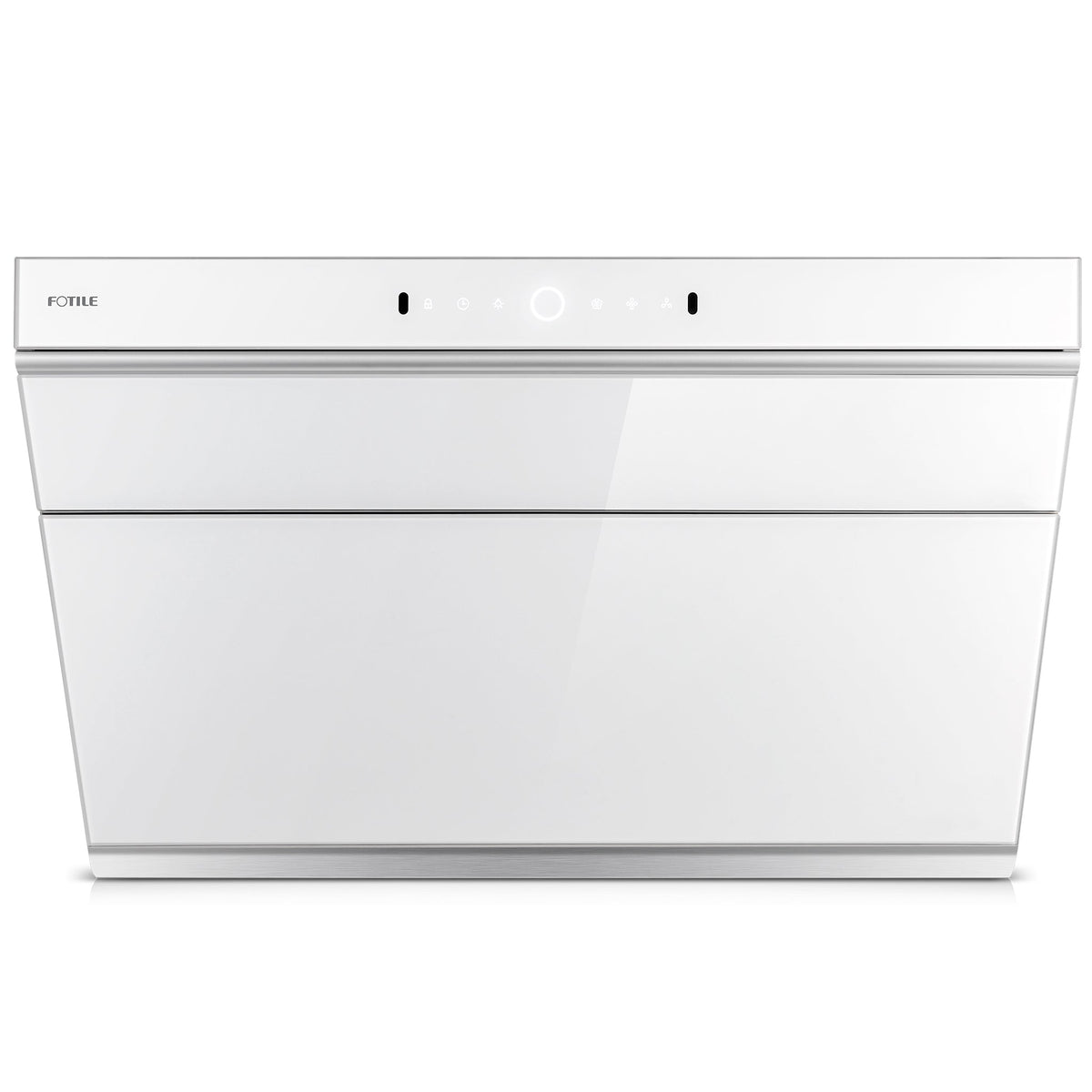 Fotile 30-Inch Prestige Inclined Vent Under-Cabinet / Wall-Mount Range Hood with Dual DC Motors, 1000 Max EQUIV. CFM, Motion Activation and 38dB Quiet Operation in White (JQG7505-W)