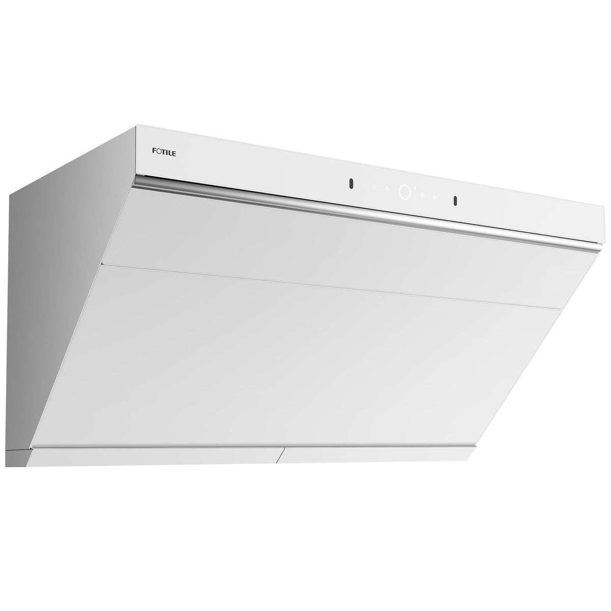 Fotile 36-Inch Prestige Performance Inclined Vent Under-Cabinet / Wall-Mount Range Hood with Dual DC Motors, 1100 Max EQUIV. CFM, Motion Activation in White (JQG9007-W)