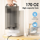 Waterdrop Countertop Reverse Osmosis Water Filter System, 6-stage Filtration, with Smart Display, White (WD-K19-S)