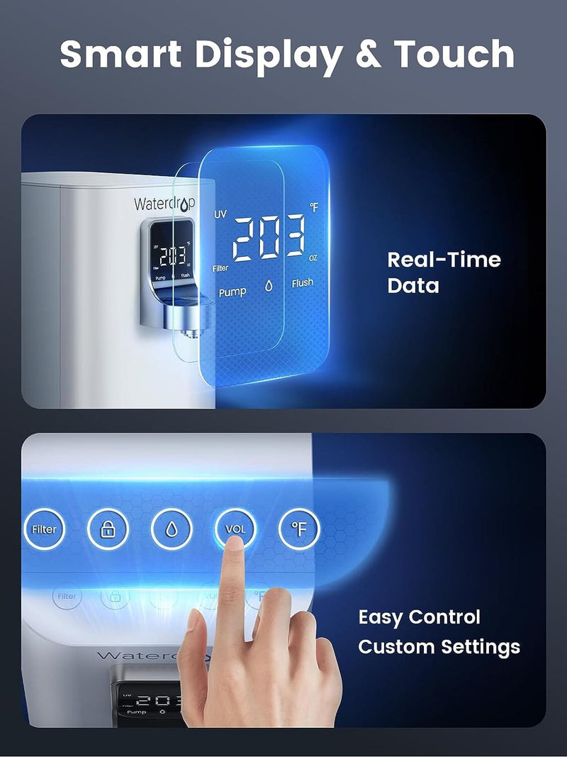 Waterdrop Instant Hot Countertop RO System (WD-K19-H)